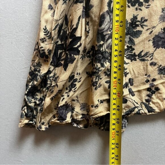 Tennis floral romper open front maxi dress Sz S - Picture 6 of 8